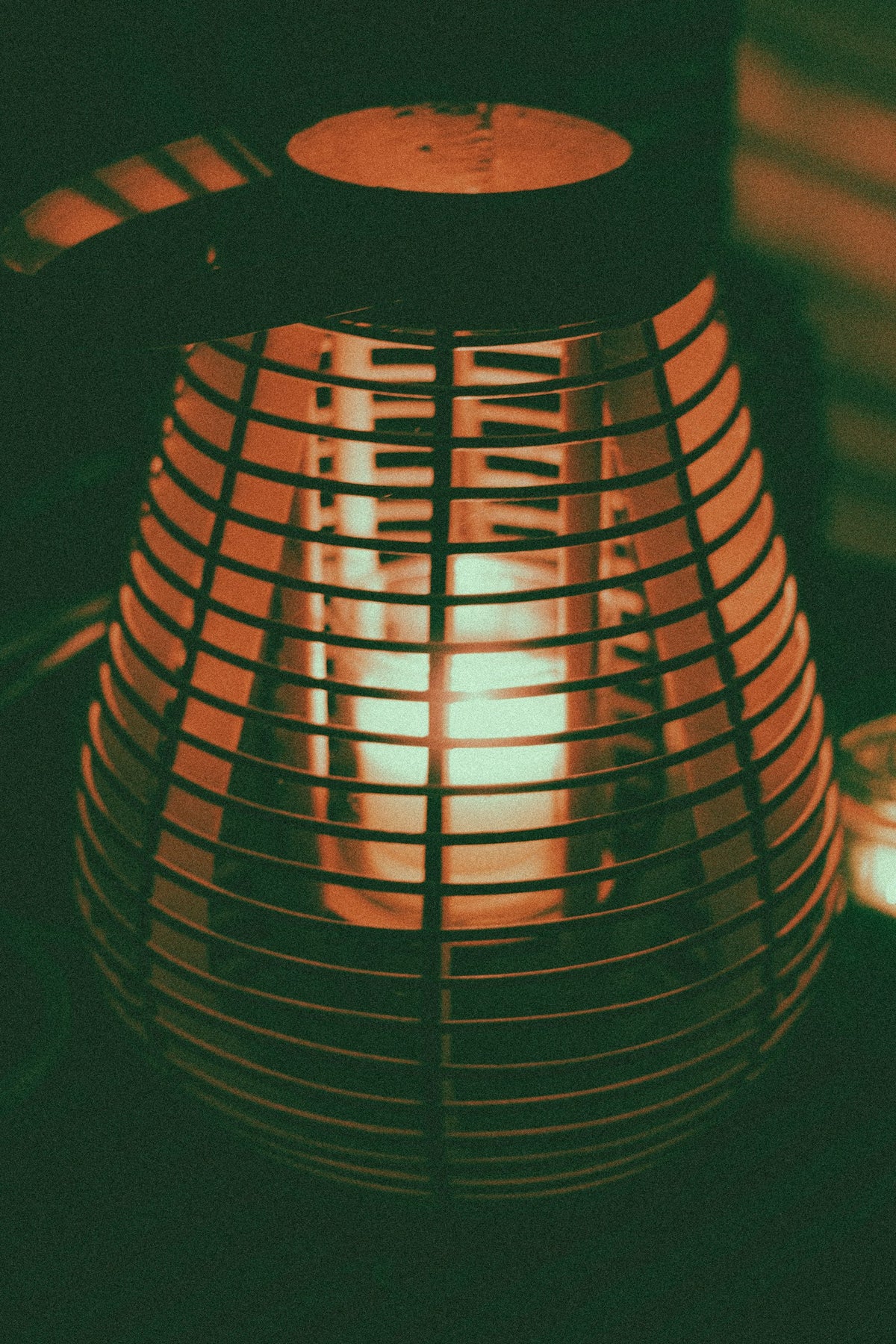 White and black electric insect lamp